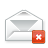 mail, x icon