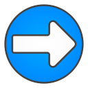 arrow, circle, right svg vector icon