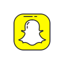 ghost, snapchat, snapchat logo, social media svg vector icon