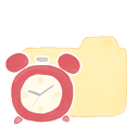 ak, clock, folder, vanilla icon