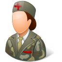 armynurse, female icon