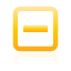 collapse, toggle, yellow icon