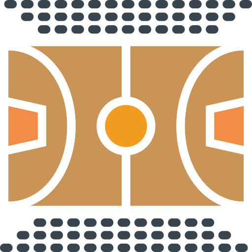 Basketball Court svg vector icon