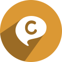 c, chat, chat on, on svg vector icon