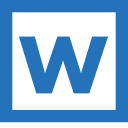word svg vector icon