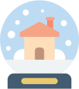 christmas, globe, snow, xmas svg vector icon