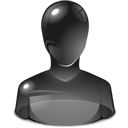 metacontact,offline,black,user,account,profile,people,human icon