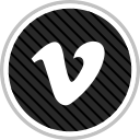 media, online, social, vimeo svg vector icon