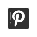 label, logo, pinterest, pinterest logo svg vector icon