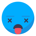 dead, kill, smile, smiley svg vector icon