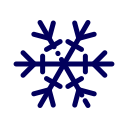 cold, fiocco, forecast, neve, snow, snowflake, weather svg vector icon