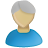 blue, grey, male, olive, user icon