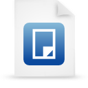 blue, document, file, paper icon