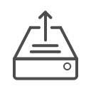 upload, upload , upload line svg vector icon