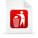 file,document,paper,red icon