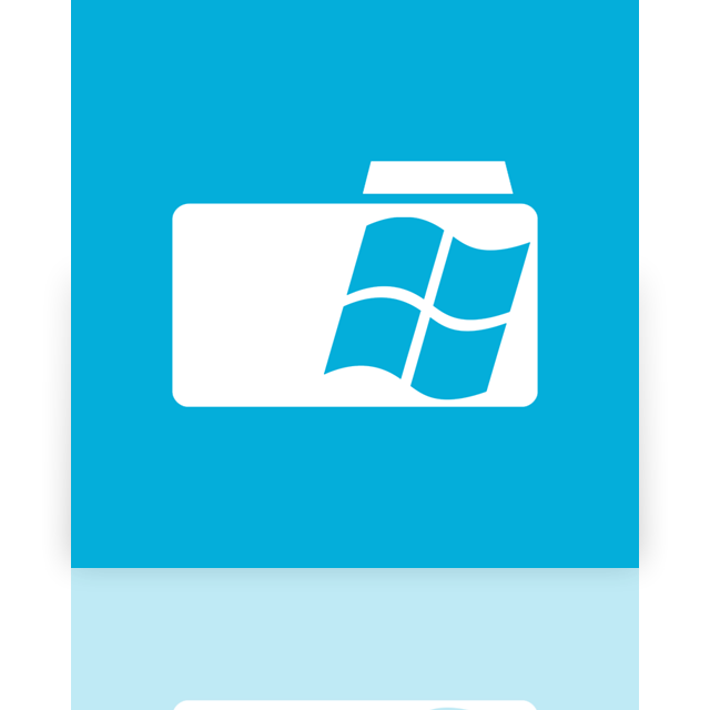 window,folder,mirror icon