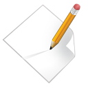 file, write icon