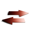 rafraichir,rouge icon