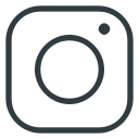 instagram, logo, media, social svg vector icon