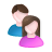 gender, mixed, users icon
