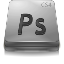 adobe,photoshop,cs,gray,ps icon