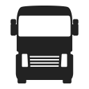 delivery, front, logistics, renault, truck, vehicle svg vector icon