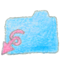 folder,blue,downloads icon