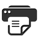 printer,and,fax,print icon