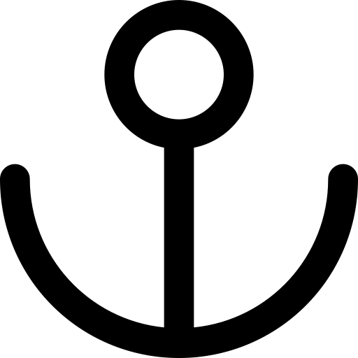 Anchor svg vector icon