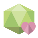 virus,heart icon