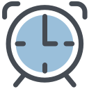 alarm, alarm clock, clock, general, morning alarm, office, watch svg vector icon