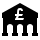 bank,pound icon
