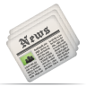 newsletter, newspaper icon