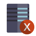 server,cross icon
