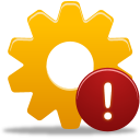 process, warning icon