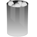 full,trash can icon