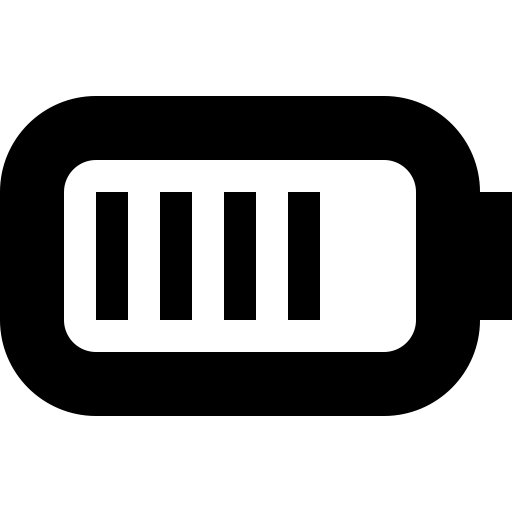 Battery svg vector icon