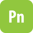 adobe, presenter, rounded svg vector icon