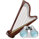 arpa,search,instrument,find,seek icon