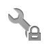 technical,wrench,lock icon