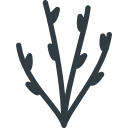 easter, willow svg vector icon