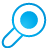 basic, blue, search icon