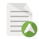 document,document up,up icon