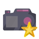 camera,star icon