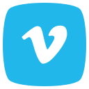 media, social, vimeo svg vector icon