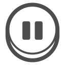 audio, control, media, pause, player svg vector icon