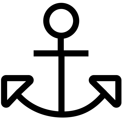 Anchor svg vector icon