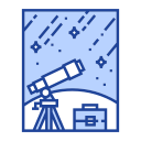 astronomy, discovery, observation, planetarium, science, space, telescope svg vector icon