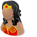 wonderwoman,hero,cartoon icon