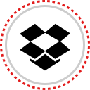 dropbox, logo, social svg vector icon